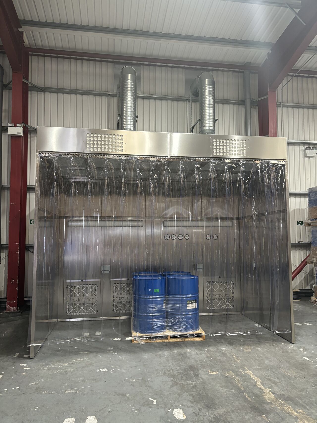 Ecologic Group Sample Booth Installation - Commercial HVAC Solutions in Lancashire